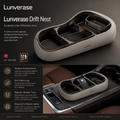 Lunverase™ DriftNest Sculpted Console Organizer