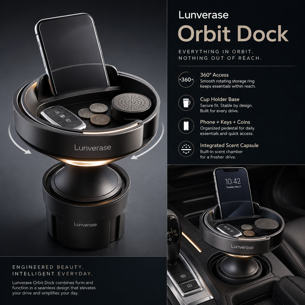 Lunverase™ OrbitDock 360° Console Command Center