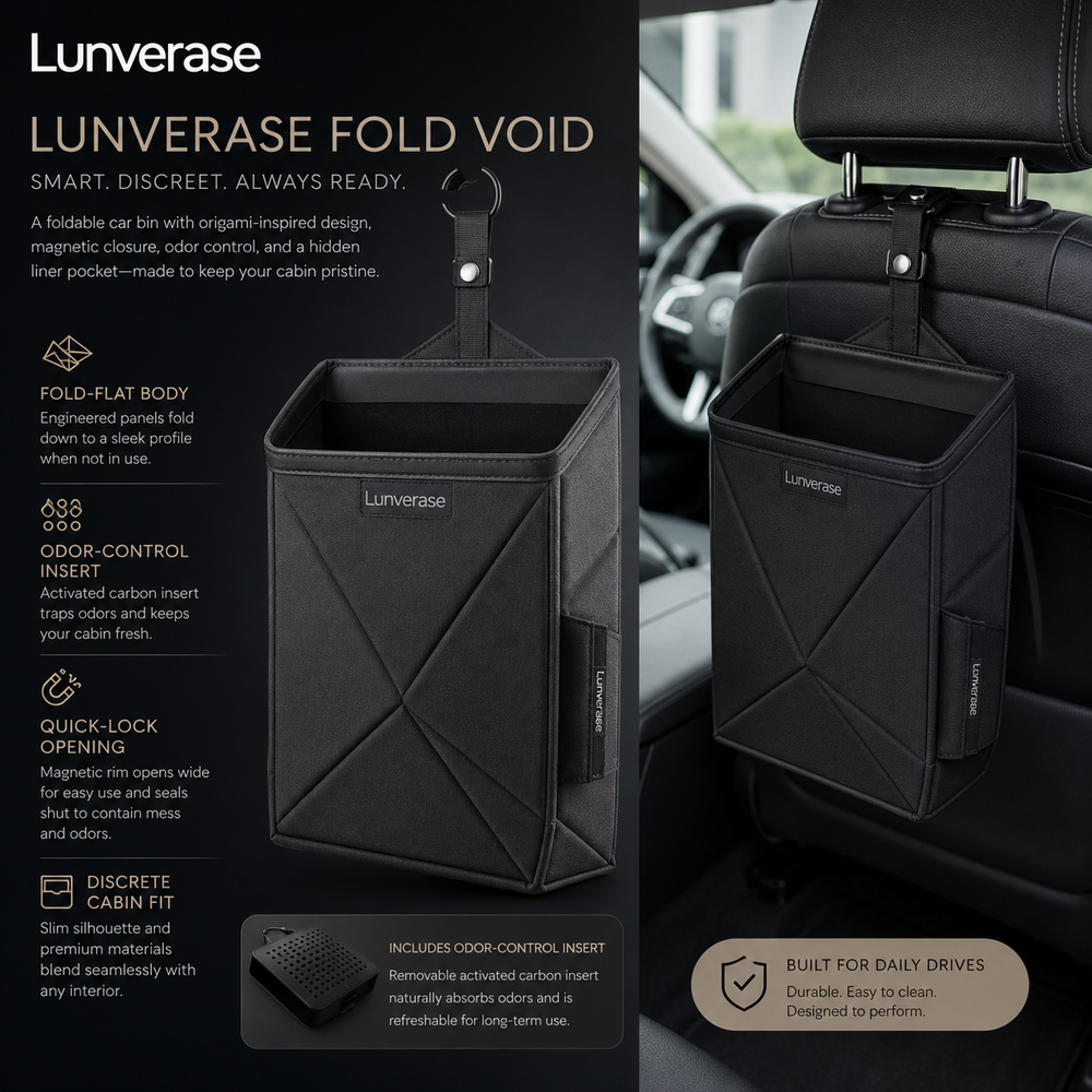 Lunverase™ FoldVoid Collapsible Utility Bin